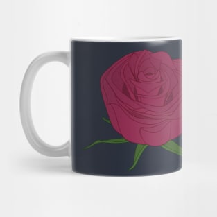 A Pink Rose Mug